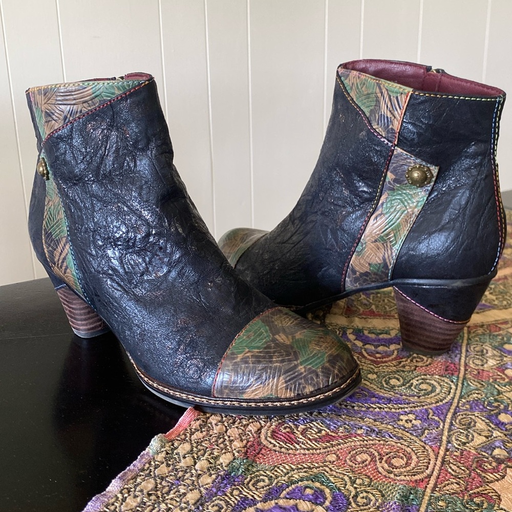 EUC L'artiste Spring Step Women's Waterlily Boots Size 41
